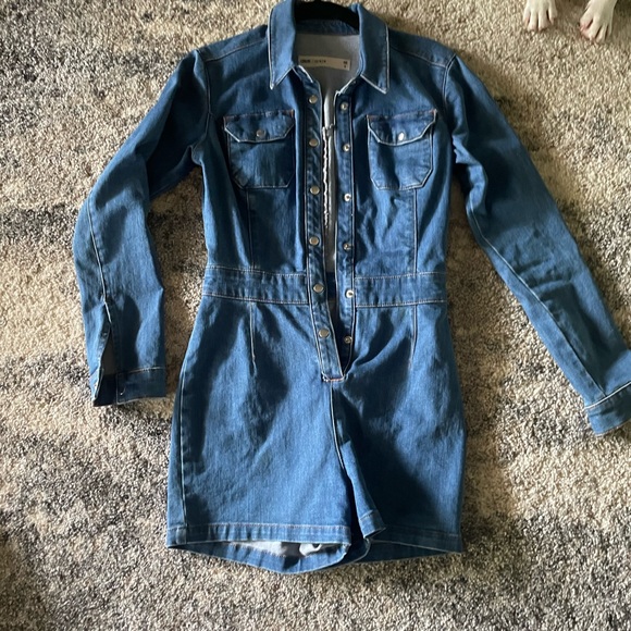 Denim romper - Picture 3 of 4